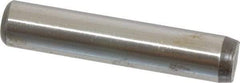 Unbrako - 1/2" Diam x 2-1/2" Pin Length Grade 8 Alloy Steel Oversized Dowel Pin - C 60 (Surface) & C 50-58 Hardness, 29,460 Lb Breaking Strength, 1 Beveled & 1 Rounded End - All Tool & Supply