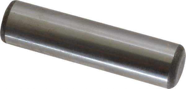 Unbrako - 5/8" Diam x 2-1/2" Pin Length Grade 8 Alloy Steel Oversized Dowel Pin - C 60 (Surface) & C 50-58 Hardness, 46,020 Lb Breaking Strength, 1 Beveled & 1 Rounded End - All Tool & Supply