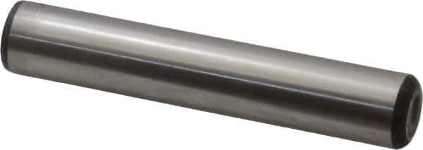 Unbrako - 5/8" Diam x 3-1/2" Pin Length Grade 8 Alloy Steel Oversized Dowel Pin - C 60 (Surface) & C 50-58 Hardness, 46,020 Lb Breaking Strength, 1 Beveled & 1 Rounded End - All Tool & Supply