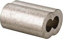 Value Collection - 1/8" Oval Compression Sleeve - Aluminum - All Tool & Supply