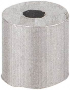 Value Collection - 1/16" Round Stop Compression Sleeve - Aluminum - All Tool & Supply