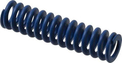 Associated Spring Raymond - 20mm Hole Diam, 10mm Rod Diam, 3" Free Length, Blue Die Spring - 702.8 N Max Deflection, 28mm Max Deflection, Medium Duty, Chromium Alloy Steel - All Tool & Supply