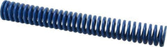 Associated Spring Raymond - 32mm Hole Diam, 16mm Rod Diam, 10" Free Length, Blue Die Spring - 2033 N Max Deflection, 95mm Max Deflection, Medium Duty, Chromium Alloy Steel - All Tool & Supply