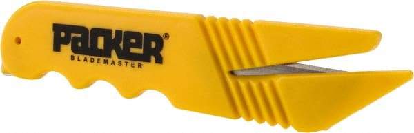 ICT - Fixed Safety Cutter - 1-1/2" Blade, Yellow ABS Handle, 1 Blade Included - All Tool & Supply