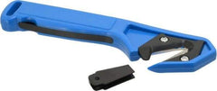 ICT - Fixed Safety Cutter - 1-3/4" Blade, Blue & Black ABS Handle, 2 Blades Included - All Tool & Supply