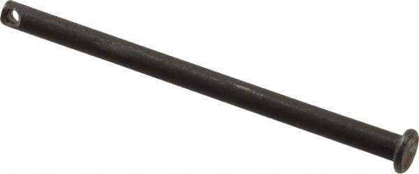 Made in USA - 3/16" Pin Diam, 3" OAL, Standard Clevis Pin - 3/32" Hole, 2-29/32" Usable Length, Uncoated Steel - All Tool & Supply