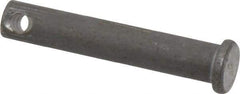 Made in USA - 5/16" Pin Diam, 1-3/4" OAL, Standard Clevis Pin - 9/64" Hole, 1-39/64" Usable Length, Uncoated Steel - All Tool & Supply