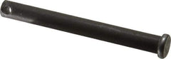 Made in USA - 3/8" Pin Diam, 3-1/2" OAL, Standard Clevis Pin - 5/32" Hole, 3-11/32" Usable Length, Uncoated Steel - All Tool & Supply