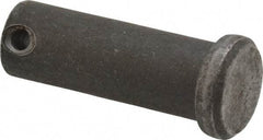 Made in USA - 5/8" Pin Diam, 1-3/4" OAL, Standard Clevis Pin - 5/32" Hole, 1-19/32" Usable Length, Uncoated Steel - All Tool & Supply