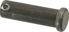 Made in USA - 5/8" Pin Diam, 2" OAL, Standard Clevis Pin - 5/32" Hole, 1-27/32" Usable Length, Uncoated Steel - All Tool & Supply