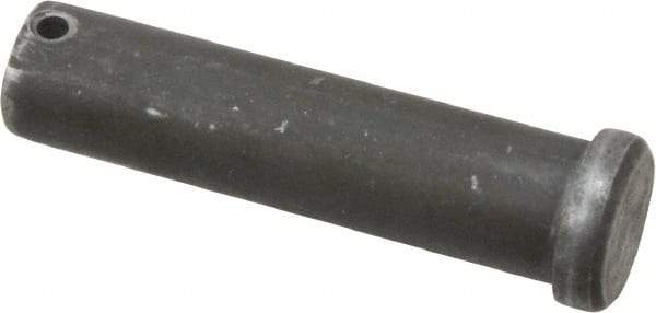 Made in USA - 3/4" Pin Diam, 3" OAL, Standard Clevis Pin - 5/32" Hole, 2-27/32" Usable Length, Uncoated Steel - All Tool & Supply