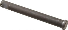 Made in USA - 3/4" Pin Diam, 6-1/2" OAL, Standard Clevis Pin - 5/32" Hole, 6-11/32" Usable Length, Uncoated Steel - All Tool & Supply