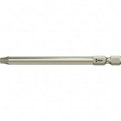 Power Screwdriver Bit: 3-1/2″ Blade Width, T20 Torx, TX20 Speciality Point Size, 1/4″ Hex Drive Stainless Steel