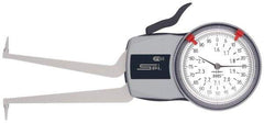 SPI - 2.4 to 3.2" Inside Dial Caliper Gage - 0.0005" Graduation, 0.0015" Accuracy, 3.3" Leg Length, 0.31" Deep x 0.1" Wide Groove, Ball Contact Points - All Tool & Supply