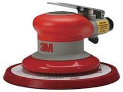 3M - 12,000 OPM, 17 CFM Air Consumption, 90 psi Air Pressure, Palm Air Orbital Sander - Round Pad, 3/8" Inlet - All Tool & Supply