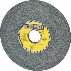 Tru-Maxx - 7" Diam x 1-1/4" Hole x 1/4" Thick, I Hardness, 60 Grit Surface Grinding Wheel - Silicon Carbide, Type 1, Medium Grade, 3,600 Max RPM, Vitrified Bond, No Recess - All Tool & Supply