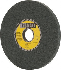 Tru-Maxx - 7" Diam x 1-1/4" Hole x 1/2" Thick, I Hardness, 80 Grit Surface Grinding Wheel - Silicon Carbide, Type 1, Medium Grade, 3,600 Max RPM, Vitrified Bond, No Recess - All Tool & Supply