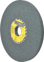 Tru-Maxx - 8" Diam x 1-1/4" Hole x 1/2" Thick, I Hardness, 60 Grit Surface Grinding Wheel - Silicon Carbide, Type 1, Medium Grade, 3,600 Max RPM, Vitrified Bond, No Recess - All Tool & Supply