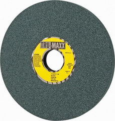 Tru-Maxx - 7" Diam x 1-1/4" Hole x 3/4" Thick, I Hardness, 100 Grit Surface Grinding Wheel - Silicon Carbide, Type 5, Fine Grade, 3,600 Max RPM, Vitrified Bond, One-Side Recess - All Tool & Supply