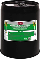 CRC - 5 Gal Pail Direct Food Contact White Oil - Clear, 32°F to 300°F, Food Grade - All Tool & Supply