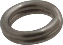 Made in USA - 0.174" ID, 0.254" OD, 0.062" Thick, Split Ring - 18-8 Stainless Steel, Natural Finish - All Tool & Supply