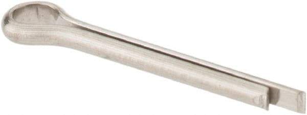 Made in USA - 1/16" Diam x 1/2" Long Extended Prong Cotter Pin - Grade 18-8, Uncoated, Stainless Steel - All Tool & Supply