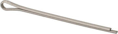 Made in USA - 1/16" Diam x 1-1/4" Long Extended Prong Cotter Pin - Grade 18-8, Uncoated, Stainless Steel - All Tool & Supply