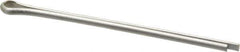 Made in USA - 3/32" Diam x 2" Long Extended Prong Cotter Pin - Grade 18-8, Uncoated, Stainless Steel - All Tool & Supply