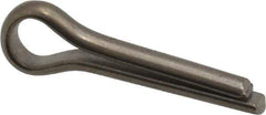 Made in USA - 1/8" Diam x 1/2" Long Extended Prong Cotter Pin - Grade 18-8, Uncoated, Stainless Steel - All Tool & Supply