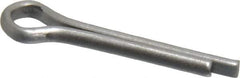 Made in USA - 1/8" Diam x 3/4" Long Extended Prong Cotter Pin - Grade 18-8, Uncoated, Stainless Steel - All Tool & Supply