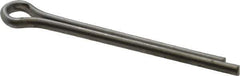 Made in USA - 1/8" Diam x 1-1/2" Long Extended Prong Cotter Pin - Grade 18-8, Uncoated, Stainless Steel - All Tool & Supply