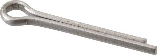 Made in USA - 5/32" Diam x 1-1/4" Long Extended Prong Cotter Pin - Grade 18-8, Uncoated, Stainless Steel - All Tool & Supply