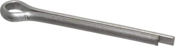 Made in USA - 5/32" Diam x 1-1/2" Long Extended Prong Cotter Pin - Grade 18-8, Uncoated, Stainless Steel - All Tool & Supply