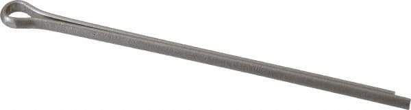 Made in USA - 3/16" Diam x 4" Long Extended Prong Cotter Pin - Grade 18-8, Uncoated, Stainless Steel - All Tool & Supply