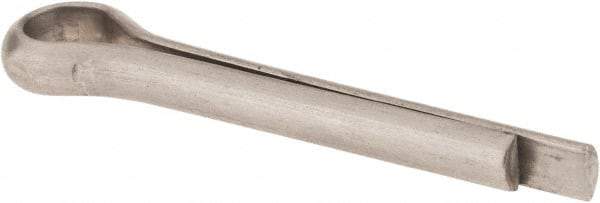 Made in USA - 1/4" Diam x 1-1/2" Long Extended Prong Cotter Pin - Grade 18-8, Uncoated, Stainless Steel - All Tool & Supply