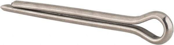 Made in USA - 5/16" Diam x 3" Long Extended Prong Cotter Pin - Grade 18-8, Uncoated, Stainless Steel - All Tool & Supply