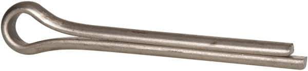 Made in USA - 3/8" Diam x 3" Long Extended Prong Cotter Pin - Grade 18-8, Uncoated, Stainless Steel - All Tool & Supply