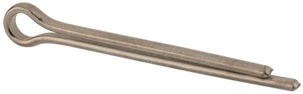 Made in USA - 3/8" Diam x 4" Long Extended Prong Cotter Pin - Grade 18-8, Uncoated, Stainless Steel - All Tool & Supply