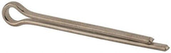 Made in USA - 3/8" Diam x 4" Long Extended Prong Cotter Pin - Grade 18-8, Uncoated, Stainless Steel - All Tool & Supply