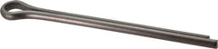 Made in USA - 3/8" Diam x 5" Long Extended Prong Cotter Pin - Grade 18-8, Uncoated, Stainless Steel - All Tool & Supply