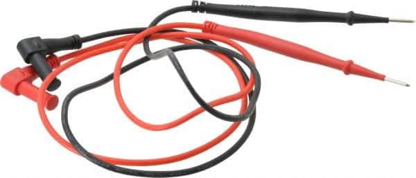 Ideal - Black/Red Electrical Test Equipment Leads - Use with Vol-Con Elite Voltage & Continuity Testers - All Tool & Supply