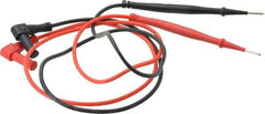 Ideal - Black/Red Electrical Test Equipment Leads - Use with Vol-Con Elite Voltage & Continuity Testers - All Tool & Supply