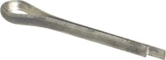 Made in USA - 1/16" Diam x 1/2" Long Extended Prong Cotter Pin - Grade 2, Zinc-Plated, Steel - All Tool & Supply