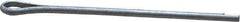 Made in USA - 1/16" Diam x 1-1/4" Long Extended Prong Cotter Pin - Grade 2, Zinc-Plated, Steel - All Tool & Supply