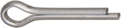 Made in USA - 1/8" Diam x 3/4" Long Extended Prong Cotter Pin - Grade 2, Zinc-Plated, Steel - All Tool & Supply