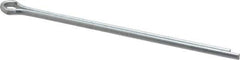 Made in USA - 1/8" Diam x 3" Long Extended Prong Cotter Pin - Grade 2, Zinc-Plated, Steel - All Tool & Supply