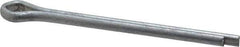 Made in USA - 5/32" Diam x 2" Long Extended Prong Cotter Pin - Grade 2, Zinc-Plated, Steel - All Tool & Supply