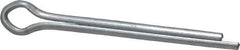 Made in USA - 3/16" Diam x 2" Long Extended Prong Cotter Pin - Grade 2, Zinc-Plated, Steel - All Tool & Supply