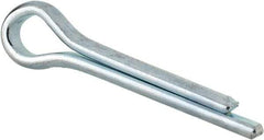 Made in USA - 5/16" Diam x 1-1/2" Long Extended Prong Cotter Pin - Grade 2, Zinc-Plated, Steel - All Tool & Supply