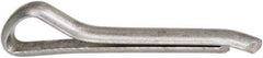 Made in USA - 1/16" Diam x 1/2" Long Hammerlock Cotter Pin - Grade 2, Zinc-Plated, Steel - All Tool & Supply